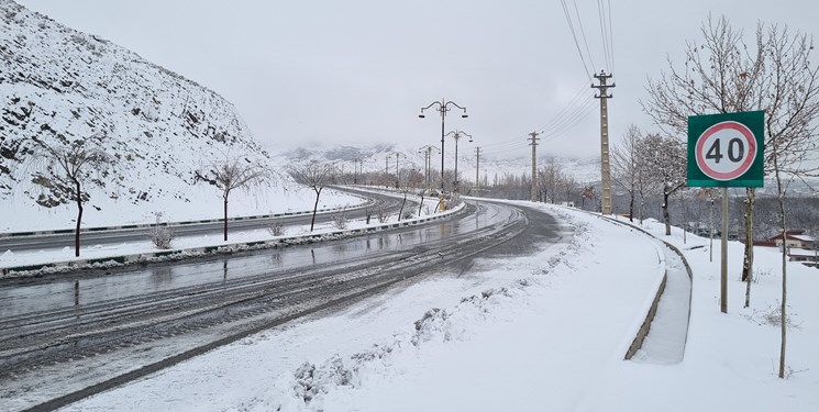 پیش‌بینی بارش برف در روزهای آتی/عمق برف در مناطقی از تهران به ۱۸ سانتی‌متر می‌رسد