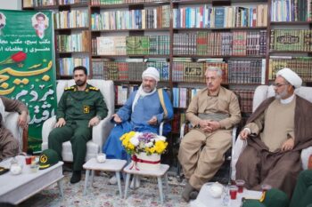 دیدار مسئولان شهرستان با امام جمعه جوانرود