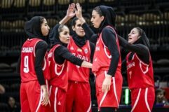 صعود تیم ملی بسکتبال بانوان ایران به فینال کاپ آسیا